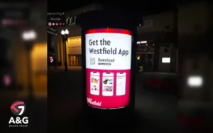 Curved Acrylic Backlit Sign