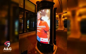 Curved Acrylic Backlit Sign