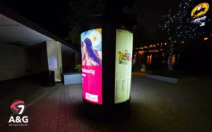 Curved Acrylic Backlit Sign