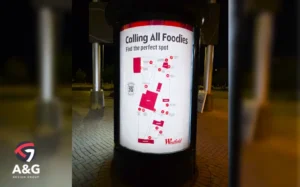 Curved Acrylic Backlit Sign