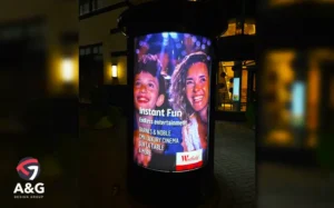 Curved Acrylic Backlit Sign